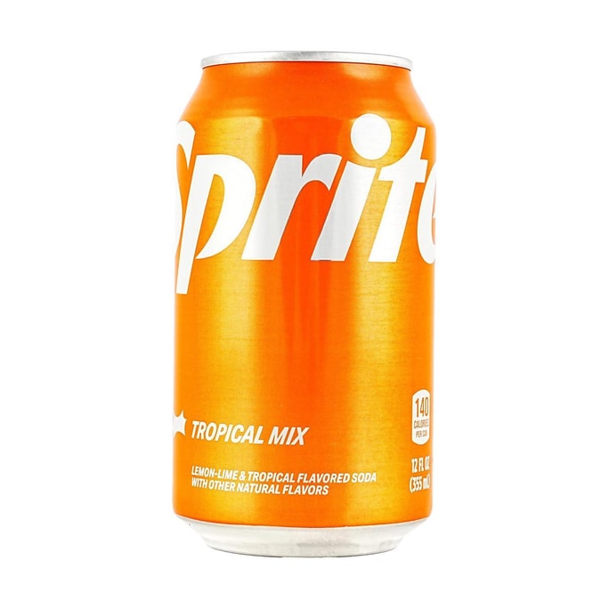 スプライトソーダ トロピカルフルーツミックス レモンライムフレーバー 12液量オンス