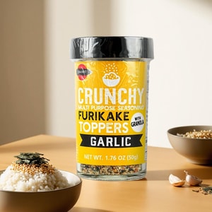 Crunchy Furikake - Japanese Rice Seasoning , Garlic Flavor , 1.76 oz