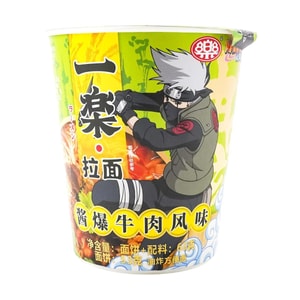 一乐拉面×NARUTO火影忍者联名 速食杯面 方便面泡面 酱爆风味 65g【旗木卡卡西形象】【动漫好物】
