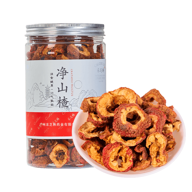 Chinese Dried Seedless Hawthorn Slices Soaked In Water And Tea Refreshing And Appetizing 200g/can