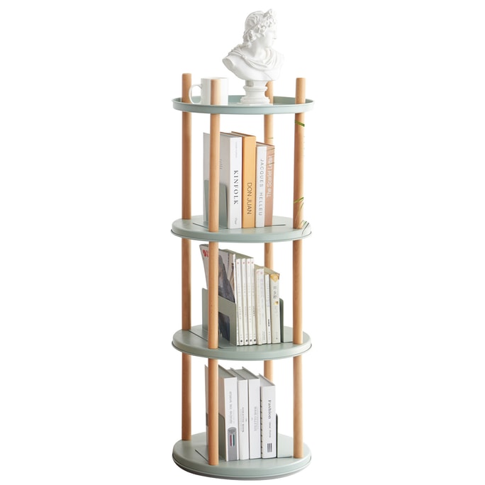 Fancyarn Four layer disc 360 ° Rotating Stackable Shelves