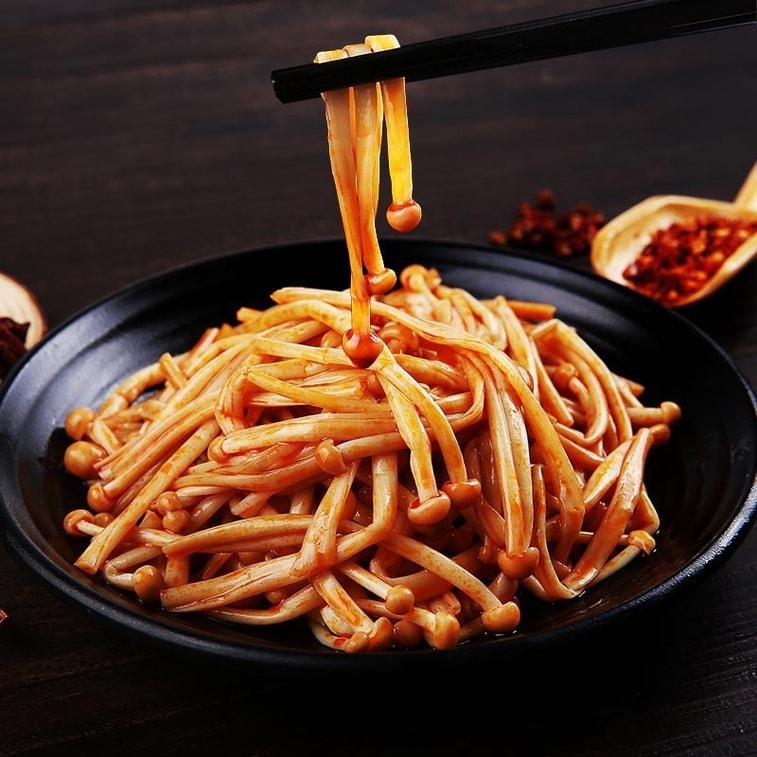 金大洲 【店慶大促】香辣金針菇 美味下飯零食小吃【內3包】180克*1袋