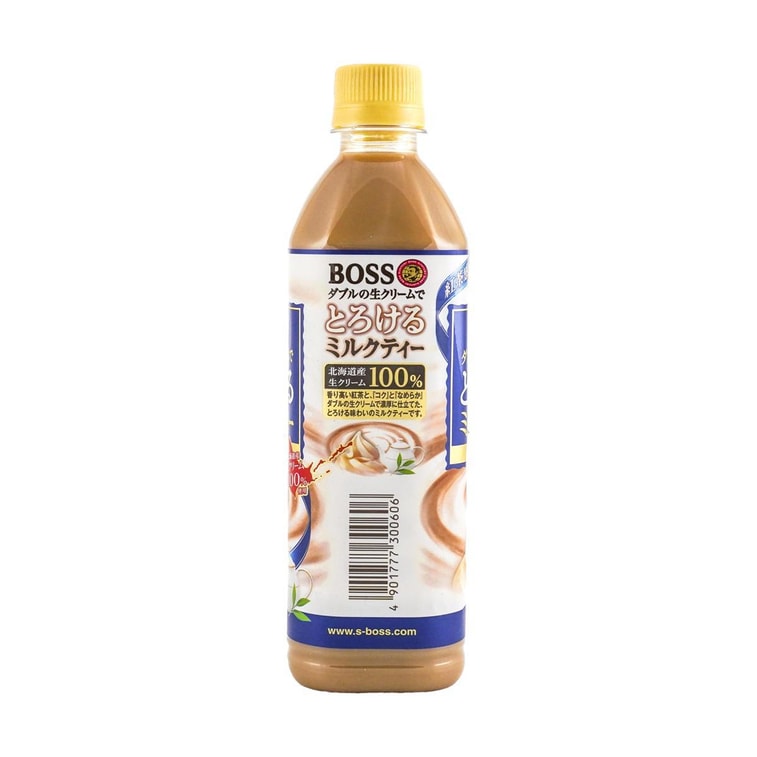 日本SUNTORY三得利 BOSS 濃郁絲滑奶茶 500ml 【北海道產鮮奶油】【雙重奶油工藝】 7