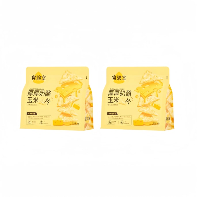 食驗室 厚厚起司玉米片40g*2盒裝