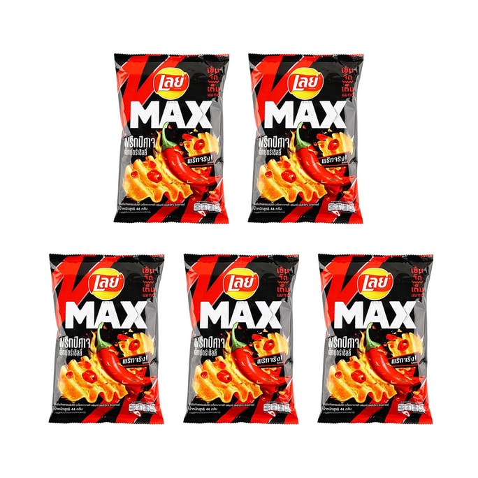 Max Ghost Pepper Chips 1.55 oz*5【Value Pack】