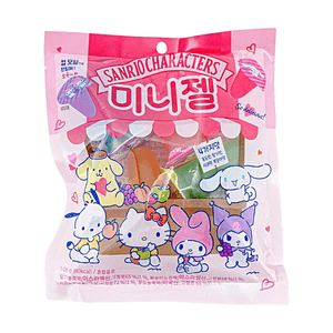ミニゼリーアソート 3.81oz【フルーツ味アソート】【ミニ弾力ゼリー】【サンリオキャラクターコラボ】