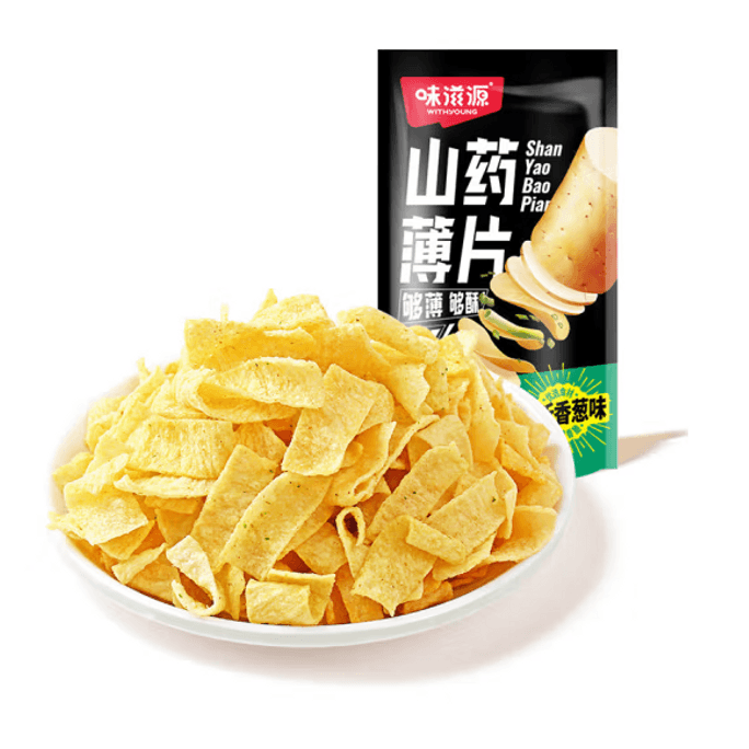 Ajinomoto Yam Thinly Sliced Crisp Potato Chips Fresh Shallot Flavour 175g/ Bag