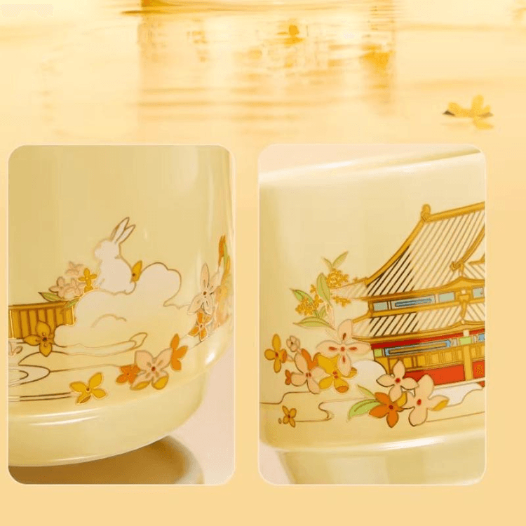 中国直送】故宮博物院淘宝網｜四季陶磁器マグカップ、博物館文化創意