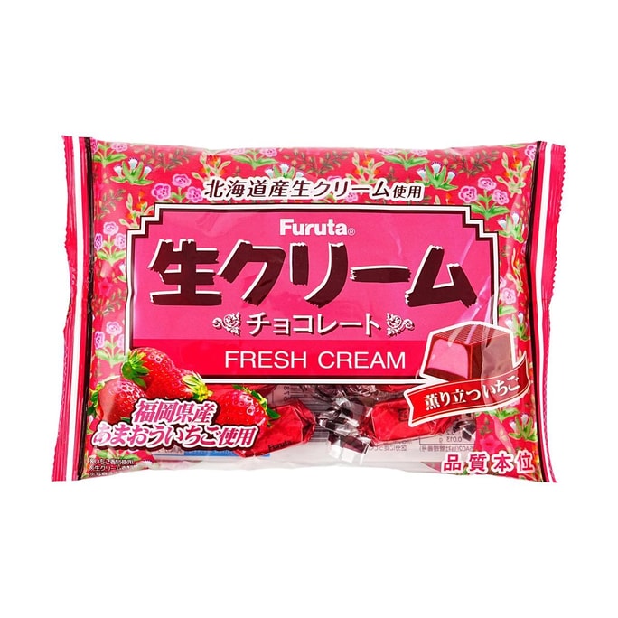 日本FURUTA古田 鮮奶油草莓巧克力 124g