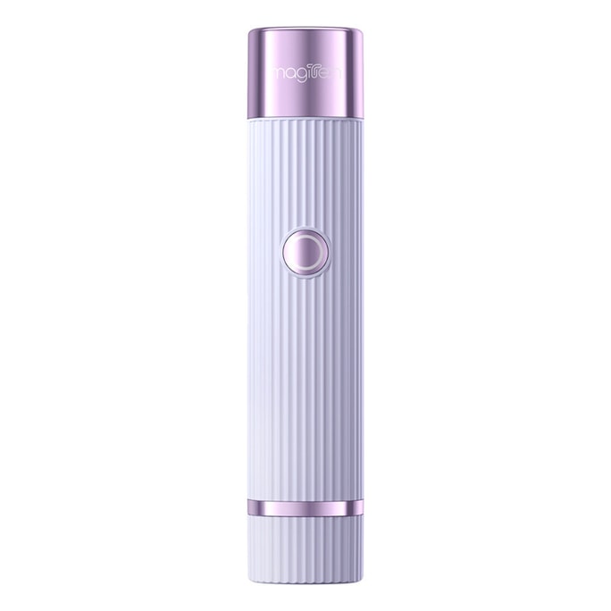 Double-head electric underarm hair removal instrument purple