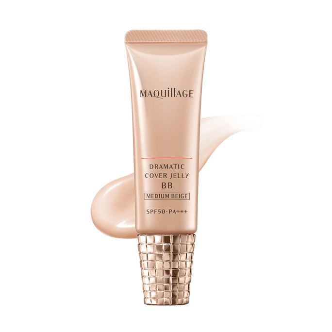MAQuillAGE Dramatic Cover Jelly BB, SPF50 / PA+++, 1.06oz. #MEDIUM BEIGE