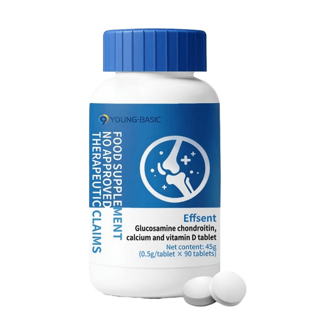 Glucosamine, Chondroitin and Calcium Tablets 1.5g per tablet × 30 tablets per bottle