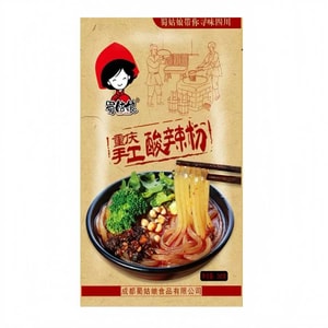 HandmadeSichuanHot&SourSweetPotatoNoodlesNon-FriedThickCutSpicyTangy260g 