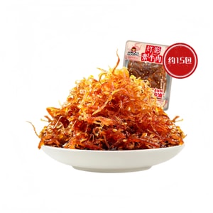 ハオバシ ベジタリアンビーフストリップス (250g、約15パック) スパイシー味 - 人気のスナック/スパイシーストリップス [四川特産] テレビを見ながらの食欲を満たすのに最適！サクサク、スパイシー、やみつきになる味！