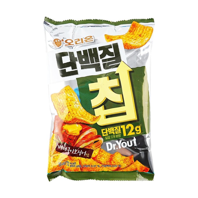 韩国ORION好丽友 高蛋白薯片 黄油烤鱿鱼味 60g