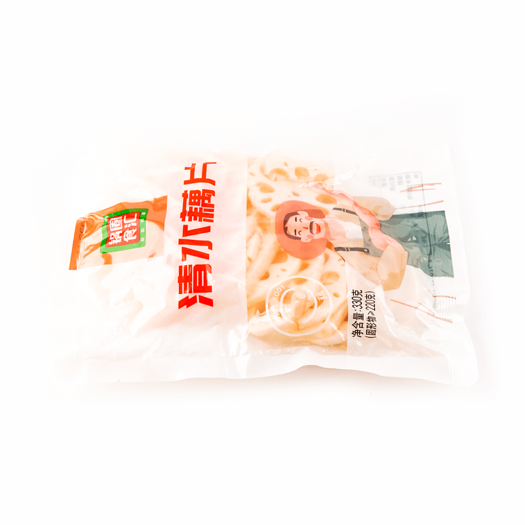 Sliced Lotus Root in Water, Malatang Side Dishes,11.64oz 5