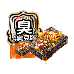 Changsha-Style Juicy Stinky Tofu Snack, 460g (22 packs) | Hunan Specialty Tiger-Skin Dried Tofu Spicy Strips, Ready-to-Eat, Soft & Juicy, Savory & Addictive