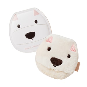 Fluffy Powder Puff +Marshmallow Makeup Sponge for Loose & Pressed Powders Setting and Baking 2pcs