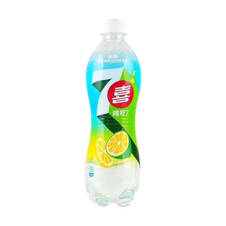 百事可樂大陸版PEPSI百事可樂七喜鹹檸7 鹹檸檬味汽水550ml【低糖】 - Yami