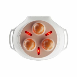 Abdominal Massager Promote Bowel Movements Automatic Abdominal Kneading Heating Massage White