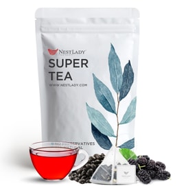 NESTLADY Five Black Tea All natural herbal tea flower tea Nourishing Tea Bags 20 bags 140g