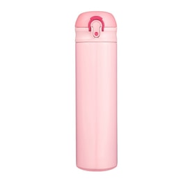 [중국 직배송] 보온병, 휴대용 물컵, 스냅버클 보온병, 핑크 원피스