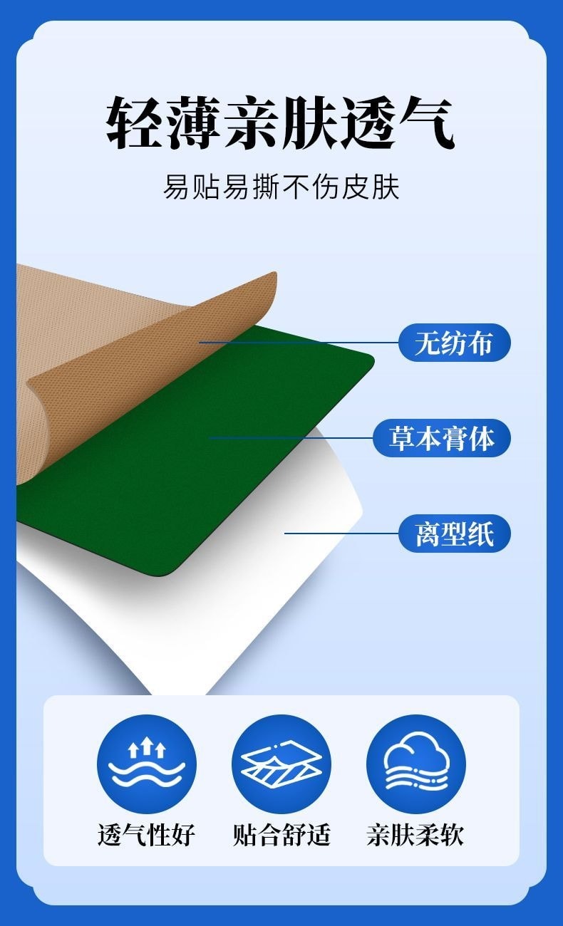 白云山 艾草腱鞘炎贴 手腕关节疼痛劳损专用12贴/盒