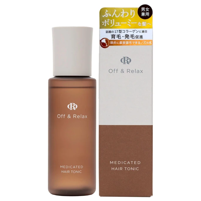 OFF&RELAX コラーゲン育毛＆抜け毛対策エッセンス（100ml） - 抜け毛と頭皮の脂っぽさを軽減します。[アメリカから発送]