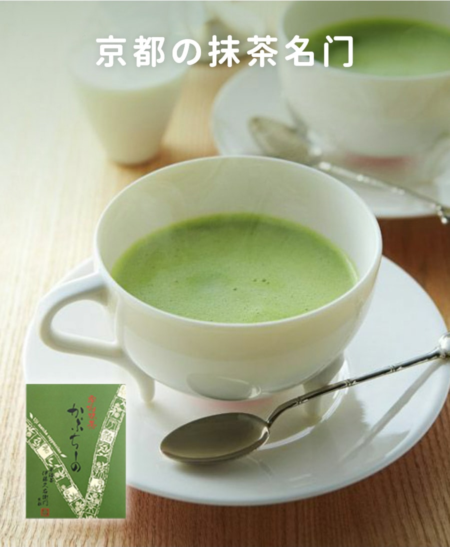 【日本直郵】 日本 伊藤久右衛門 京都抹茶老舖 宇治抹茶 卡布奇諾味 沖泡方便 獨立包裝 5條入 60g