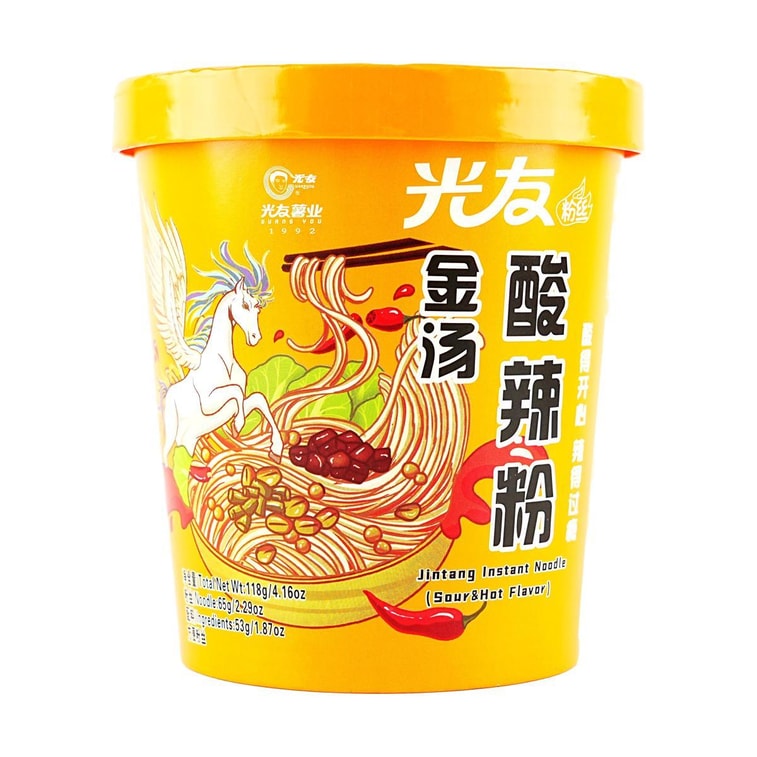 光友 金湯酸辣粉 速食米粉沖泡粉絲 118g 3