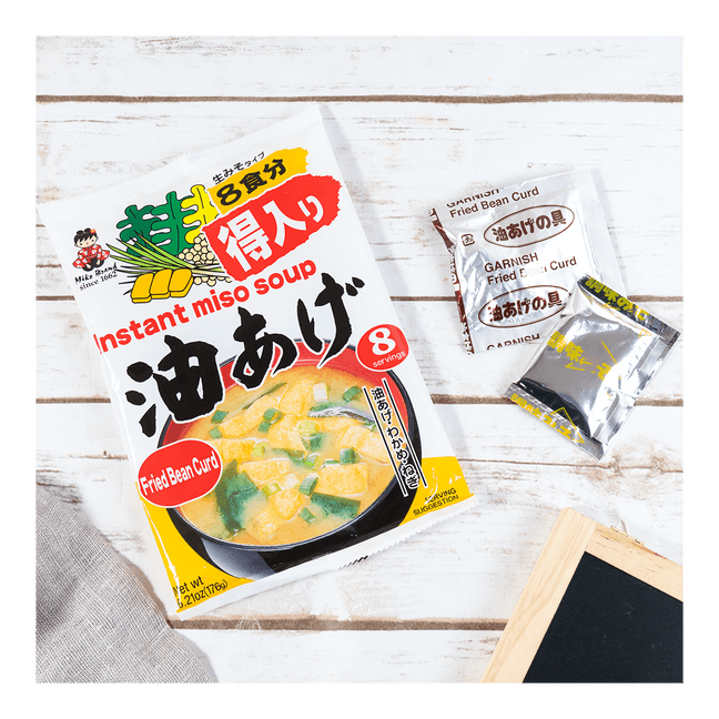 Instant Miso Soup Fried Oiled Tofu Flavor 156g