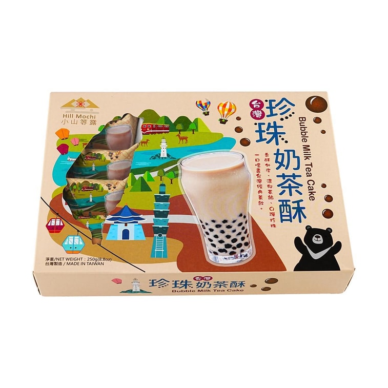 台湾小山等露 珍珠奶茶酥 270g 3