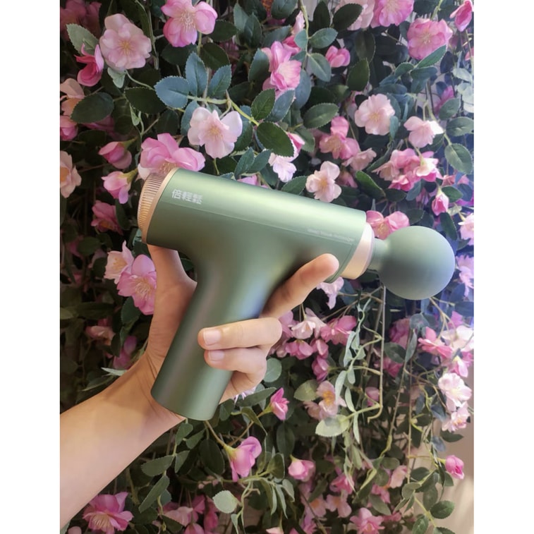 【易烊千玺同款】breo倍轻松 Acupoint深层肌肉放松 mini筋膜枪翡翠绿 1件入 4