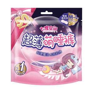 七度空间 甜睡裤裤型卫生巾 M-L 2+1入