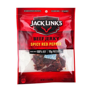 JACK LINK'S 牛肉干  墨西哥辣椒味 92g【低卡高蛋白健康零食】