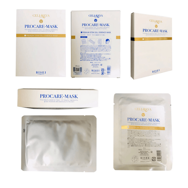 BBJP||CELLREVA ホワイトニングおよび若返りアイスシルク プロフェッショナル ケア マスク||5 個 4