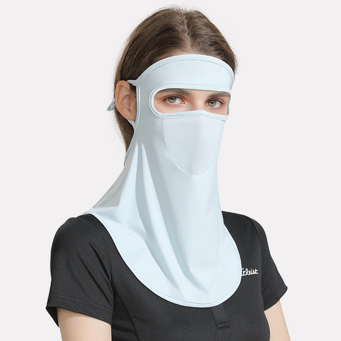 Anti-UV Face Mask Breathable Blue 1 pcs