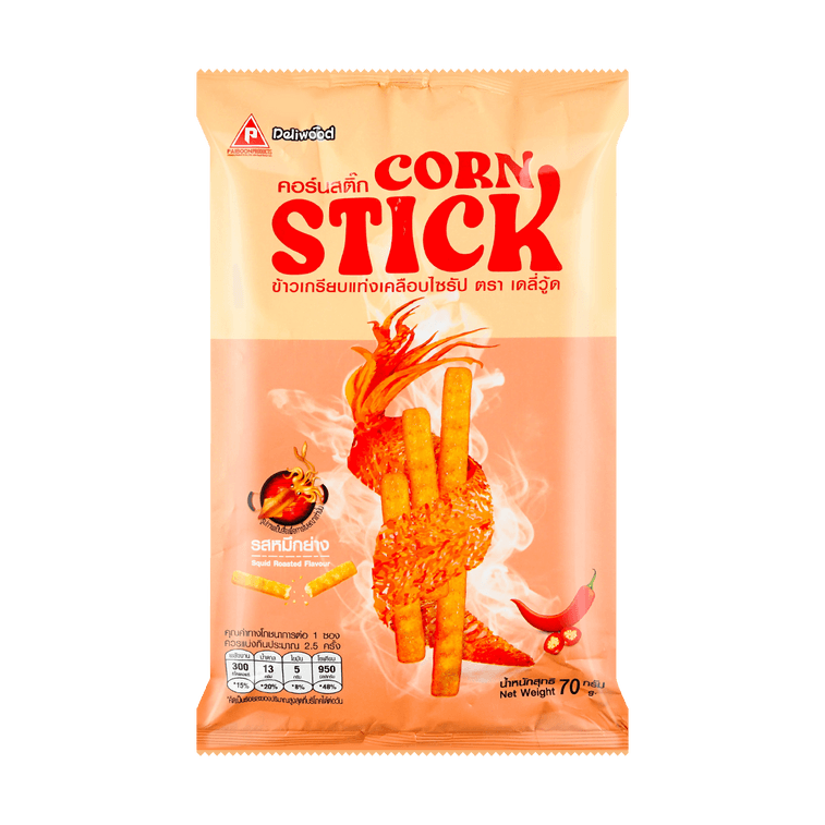 コーンストリップ グリルイカフレーバー 2.47 オンス 4