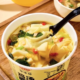 华味坊 鸡汤面叶 山菌鸡汤味 方便面速食汤 162g