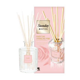 日本KOBAYASHI小林制药 SAWADAY 芳香香薰 藤条香薰无火香氛 清新粉香 70ml