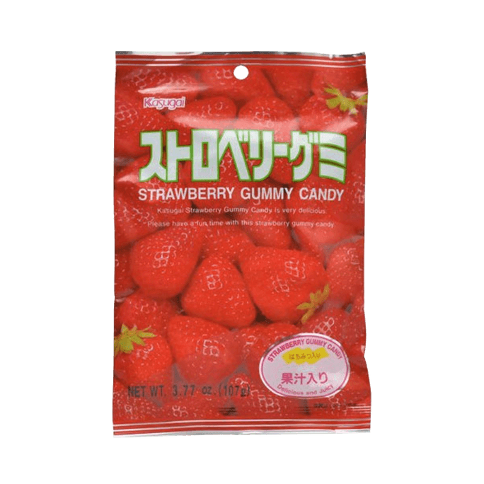 Kasugai 春日井||水果味橡皮糖||草莓味 113g/袋