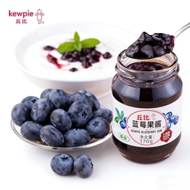 [중국 직배송] 큐피 블루베리 잼 (1병, 170g) - 화이트 피치 브레드 스프레드, 케이크 선데, 아이스크림 잼