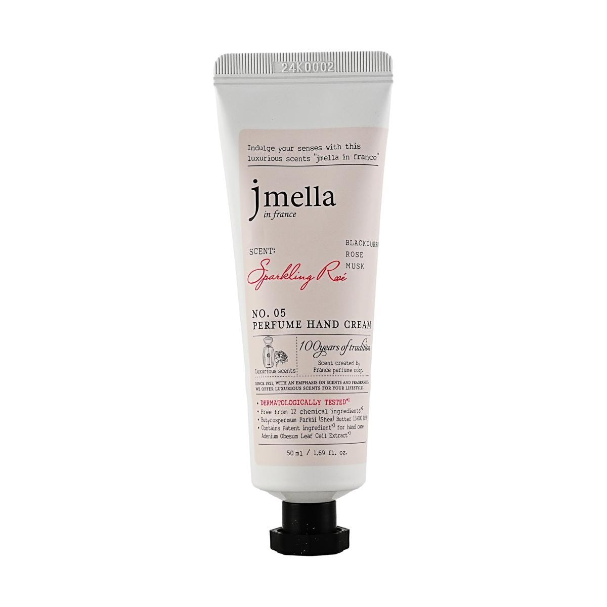 JMELLA NO.05 パフュームハンドクリーム、スパークリングローズ、1.69