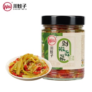 [중국 직송] 사천 와쯔 다진 고추 공채 고추장 밥과 국수용 238g*1병