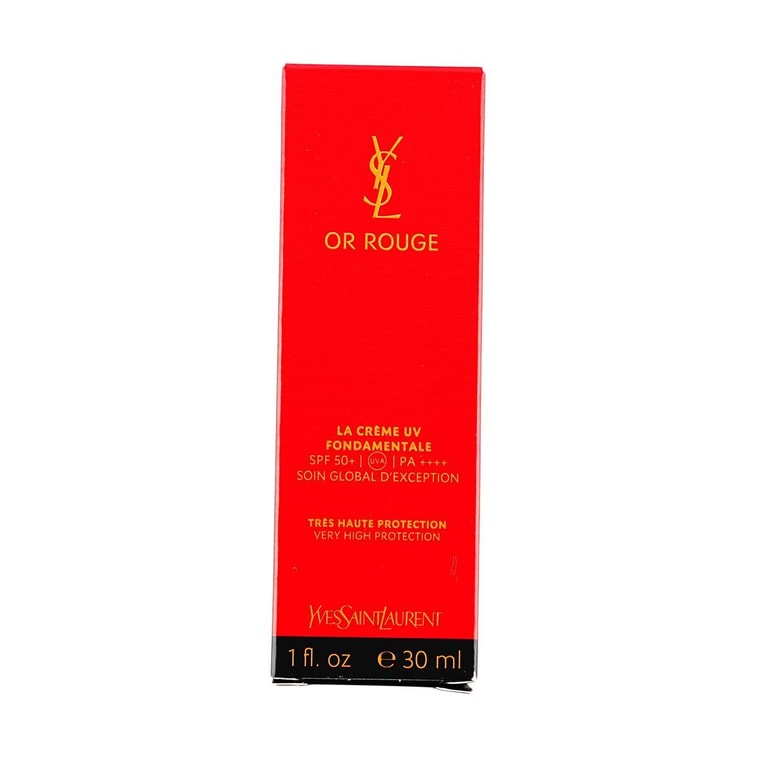 Yves Saint Laurent YSL圣罗兰 藏金防晒 藏红花焕活隔离防晒精华 全天保湿滋润亮泽 30ml 外防内养防晒老【红色新版】 8