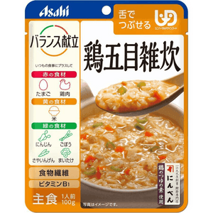 Balanced Menu Chicken Gomoku Zosui Asahi Group Foods [100g]