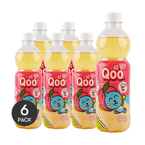 可口可乐 QOO酷儿 蜜桃汁饮料 450ml *6【6份超值装】【含维生素C】