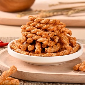 薛记炒货 小麻花 甜辣味 208g【醇香酥脆】【童年回忆】