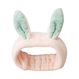 CB JAPAN carari absorbent quick dry animal pattern wash face hairband rabbit about 15 × 22 × 2 cm 1