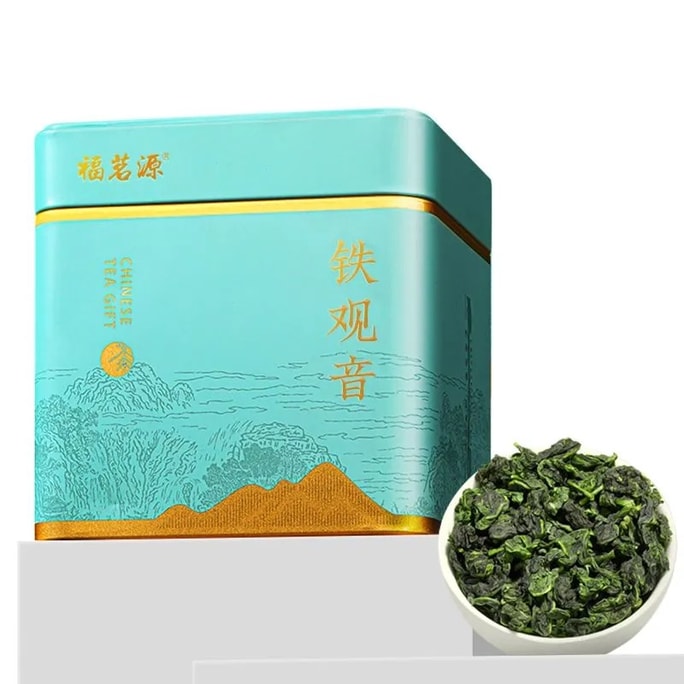 [중국 직배송] 복명원 안시 철관음 250g 난향 신차 우롱차, 가볍게 볶은 차, 캔 포장